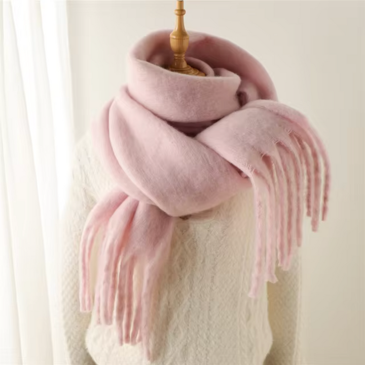 Winterschal mit Fransen 6
