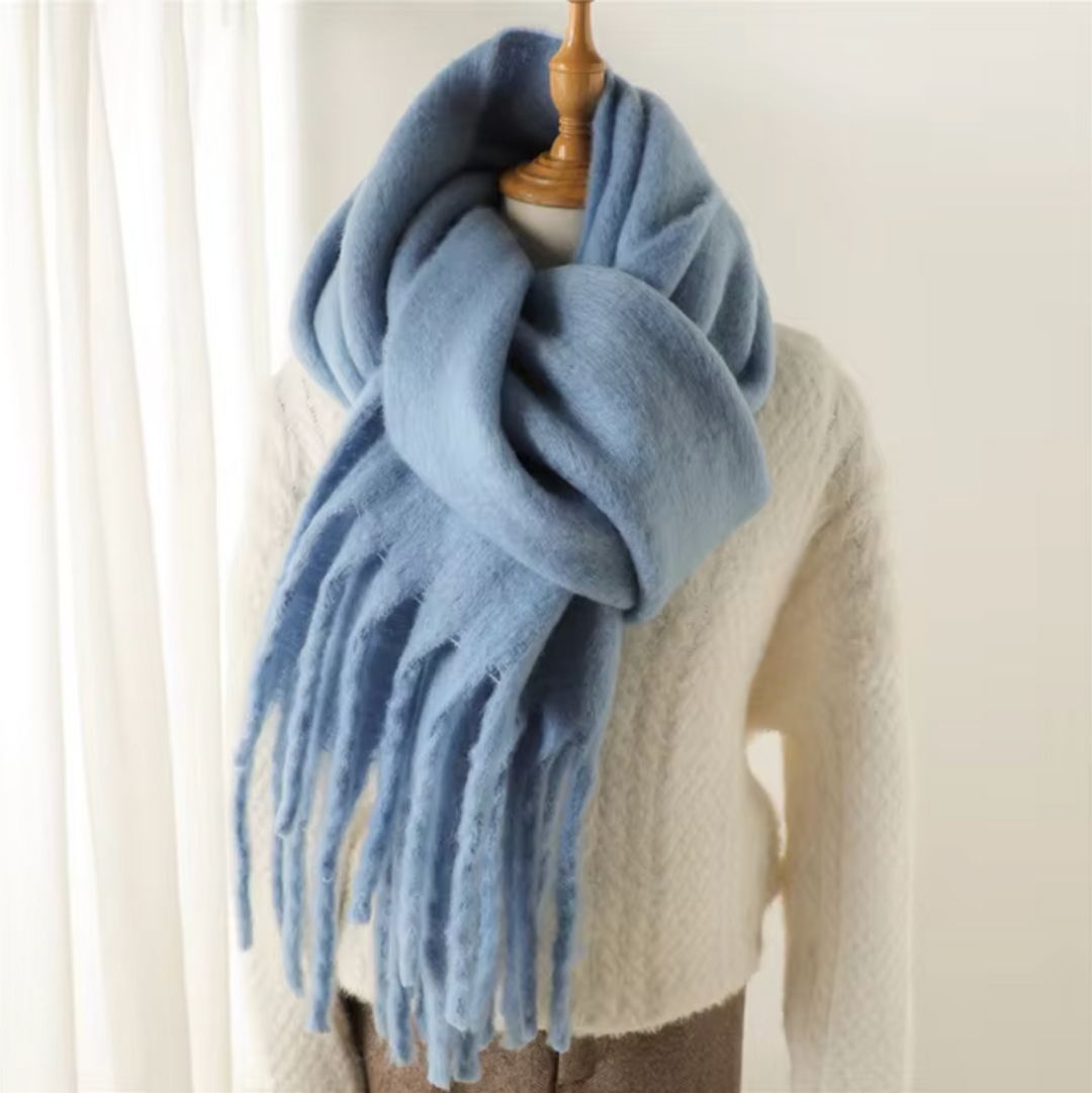 Winterschal mit Fransen 9