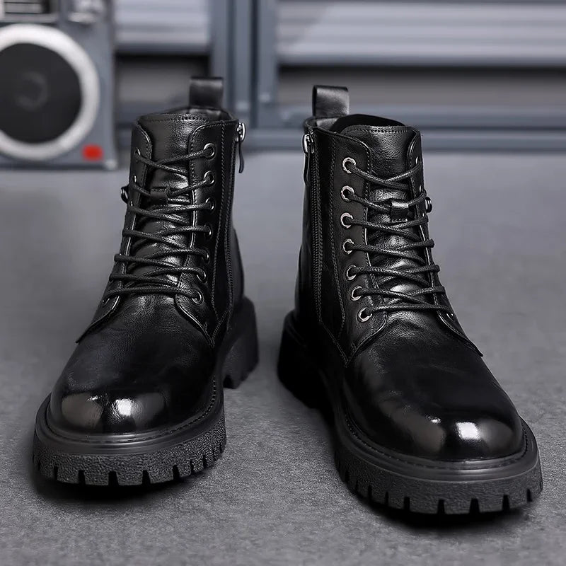 Winterstiefel Herren mit Arch Support – Orthopädische Outdoor-Stiefel für sicheren Halt und Komfort bei jedem Wetter 5
