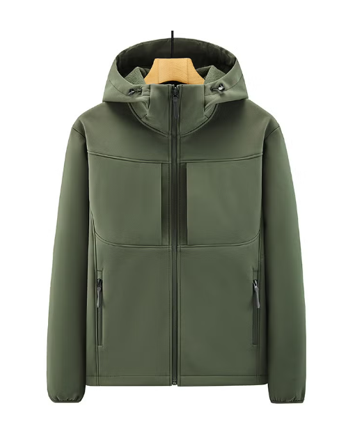 Wasserdichte Softshelljacke Herren Stylisch Funktional Winddicht Outdoorjacke
