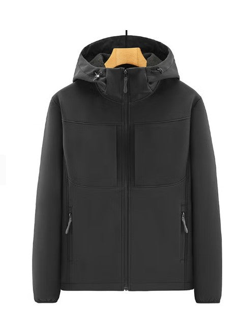 Wasserdichte Softshelljacke Herren Stylisch Funktional Winddicht Outdoorjacke