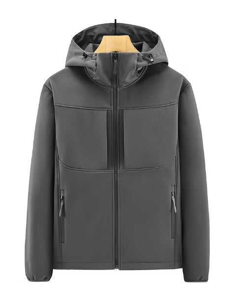Wasserdichte Softshelljacke Herren Stylisch Funktional Winddicht Outdoorjacke