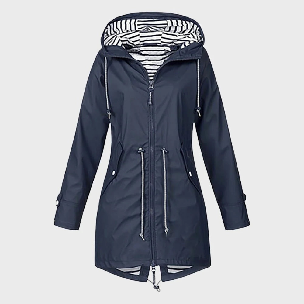 lange regenjacke für damen 5