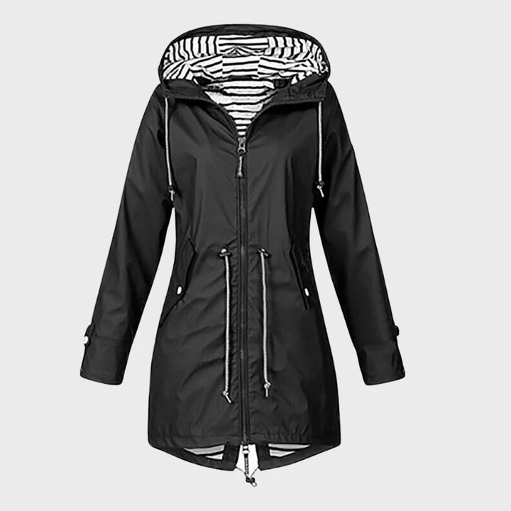lange regenjacke für damen 8