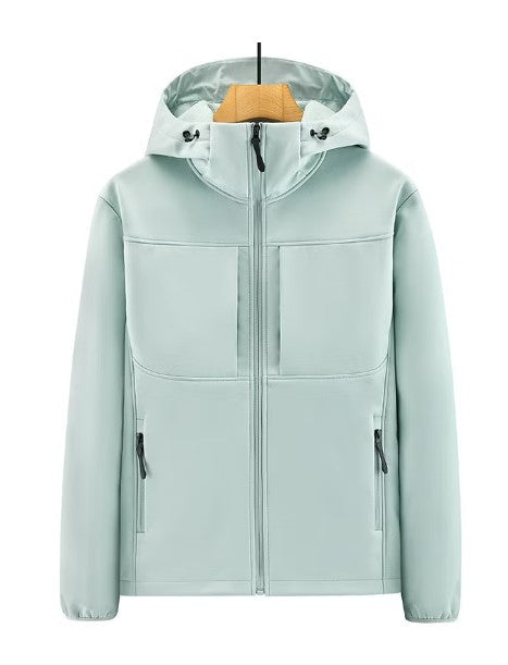 Wasserdichte Softshelljacke Herren Stylisch Funktional Winddicht Outdoorjacke