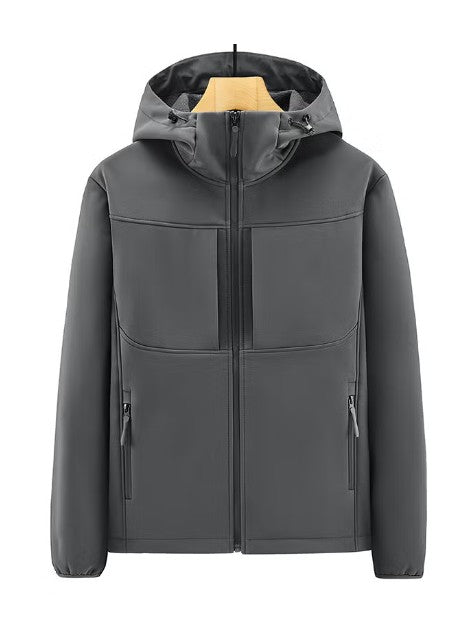 Wasserdichte Softshelljacke Herren Stylisch Funktional Winddicht Outdoorjacke